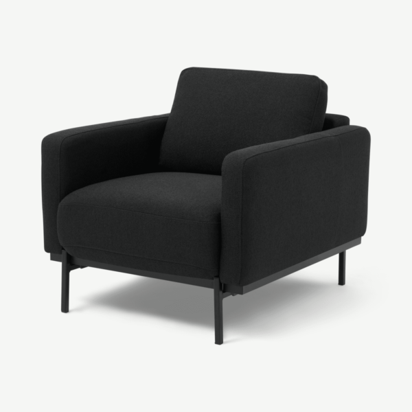 Jarrod Armchair, Midnight Black Weave