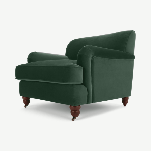 Orson Armchair, Autumn Green Velvet